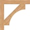 Ekena Millwork Westlake Block Smooth Bracket, Western Red Cedar, 5 1/2"W x 42"D x 42"H BKT06X42X42WTL05SWR - alternate 2